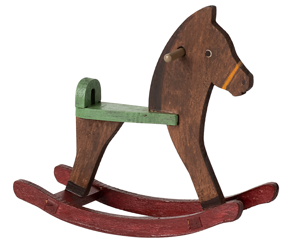 Schaukelpferd Maus, - Dunkelbraun
