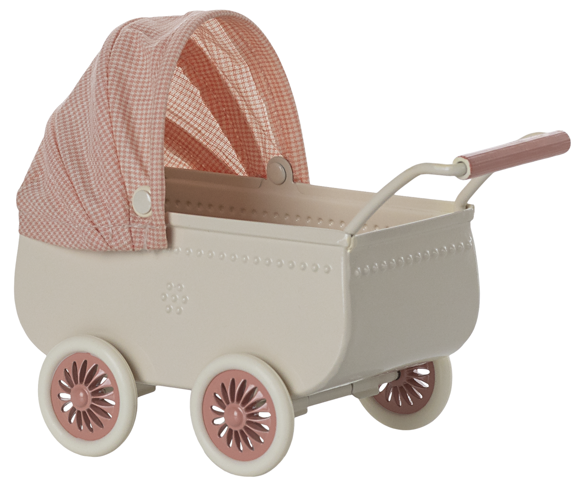 Kinderwagen Maus - Koralle