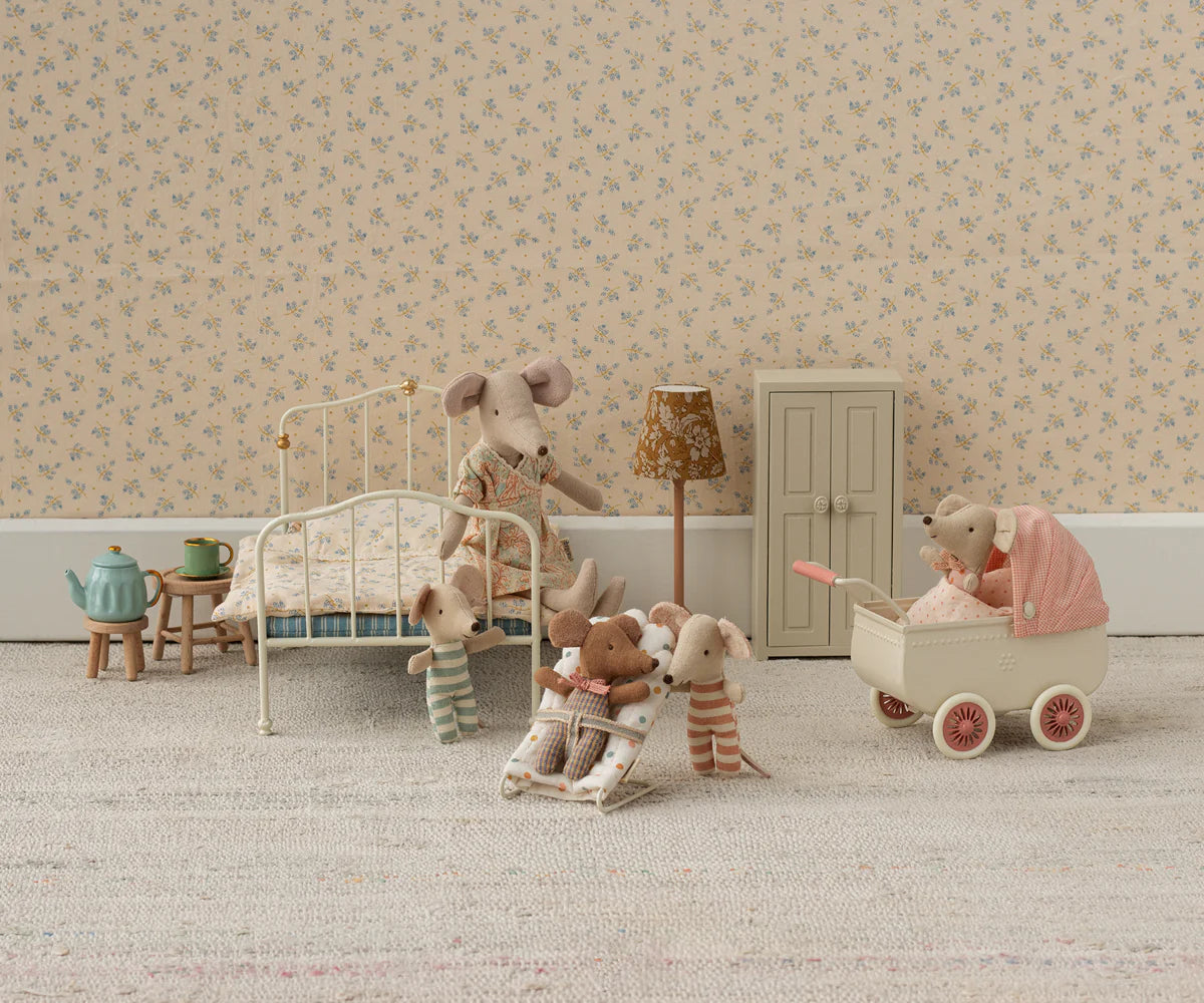 Kinderwagen Maus - Koralle