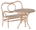 Café-Set, Maus, Groß - Blassrosa