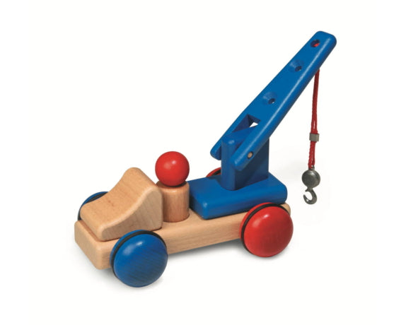 mini Abschleppwagen aus Holz