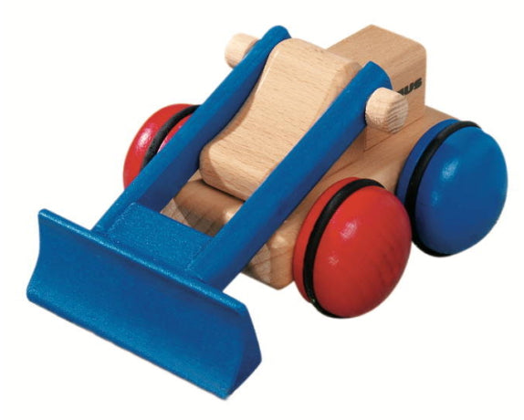 mini Radlader aus Holz