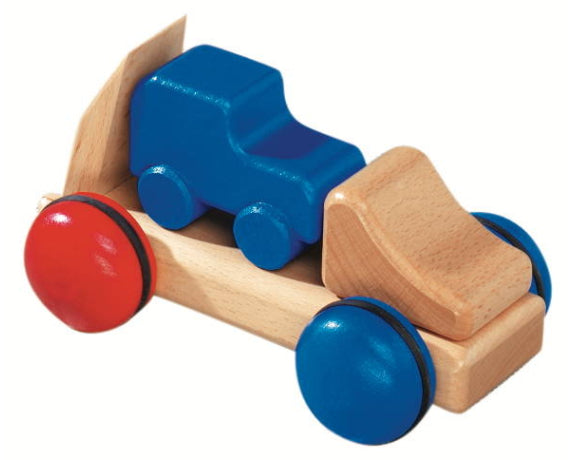 mini Autotransporter aus Holz