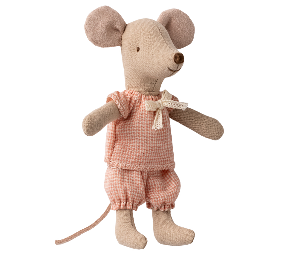 kleine Schwester Maus in Streichholzschachtel