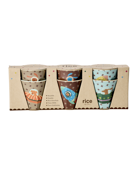 6er Pack Becher klein