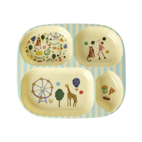 Kinderteller mit 4 Einteilungen