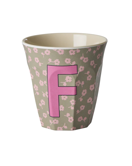 Medium Cup - F –Flowers