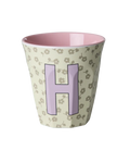 Medium Cup - H –Flowers