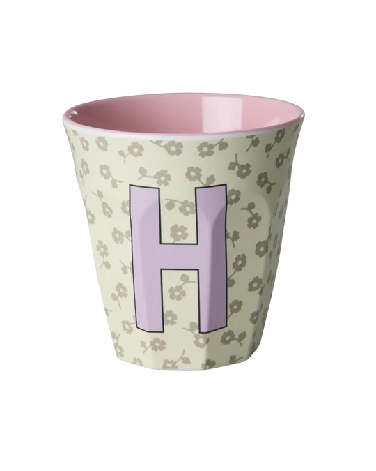 Medium Cup - H –Flowers
