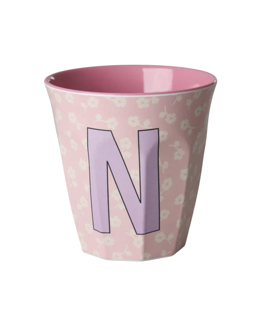 Medium Cup - N–Flowers