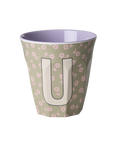 Medium Cup - U –Flowers
