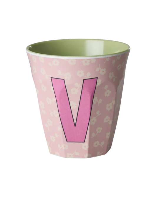 Medium Cup - V –Flowers