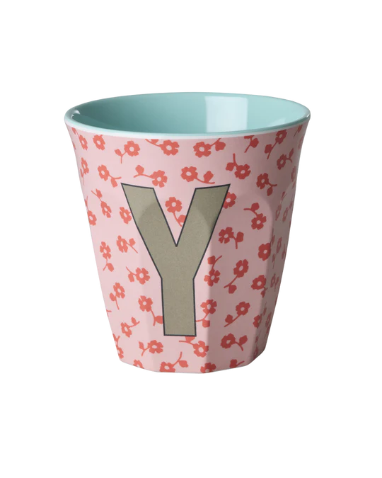 Medium Cup -Y –Flowers