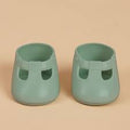 Dinkum Dolls Shoes Corn -green