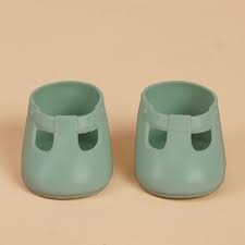 Dinkum Dolls Shoes Corn -green